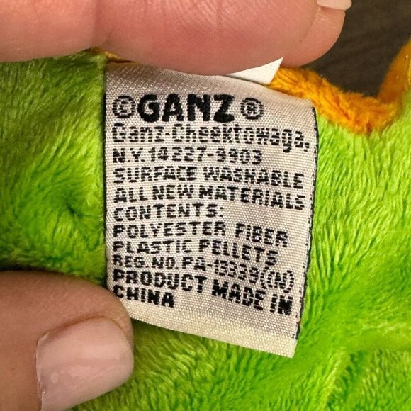 Ganz Webkinz Lil' Kinz Tree Frog Plush Stuffed Toy Animal Multicolor Small - Picture 9 of 12